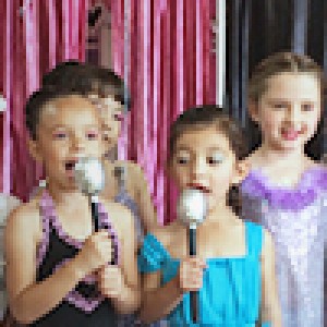 Diva Girls enjoying the stage Party Packages by Diva Girls & Adventure Boys